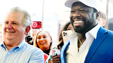 Mayor Tom Arceneaux and Curtis 50 Cent Jackson officially opened Humor &amp; Harmony Festival Thursday afternoon during a ribbon