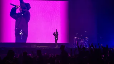 D4vd opens for SZA on the S.O.S Tour on Oct. 29, 2023, at The Footprint Center in Phoenix.