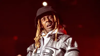 Rapper Lil Wayne performs at Wells Fargo Arena, Thursday, April 11, 2024 in Des Moines, Iowa.
