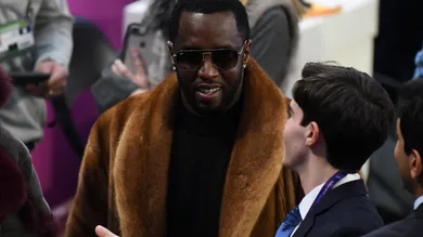 Feb 4, 2018; Minneapolis, MN, USA; Recording artist P. Diddy aka Sean Combs in attendance before Super Bowl LII between the