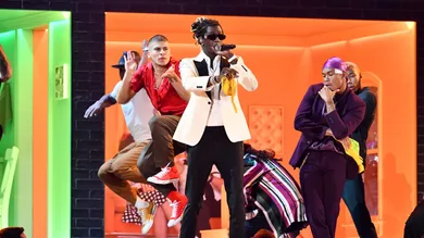 February 10, 2019; Los Angeles, CA, USA; Young Thug performs    Havana    during the 61st Annual GRAMMY Awards on Feb. 10, 2019