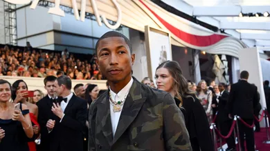 February 24, 2019; Los Angeles, CA, USA; Pharrell Williams arrives at the 91st Academy Awards at the Dolby Theatre. Mandatory