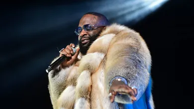 Rick Ross performs at FedExForum for the Legendz of the Streetz Tour on February 6, 2022, in Memphis.Jf1 1284