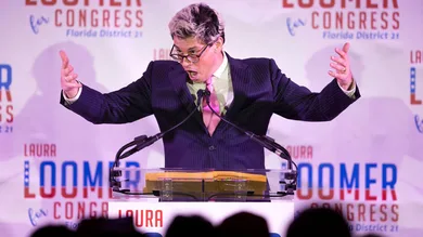 Milo Yiannopoulos hosts live stream of Republican congressional candidate Laura Loomer's win at the airport Hilton in West Palm