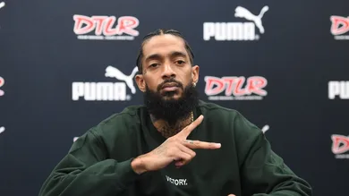 Nipsey Hussle In Store CD Signing