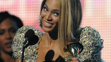 Beyonce won at the 52nd annual Grammy Awards on Jan. 31, 2010, in Los Angeles, California.