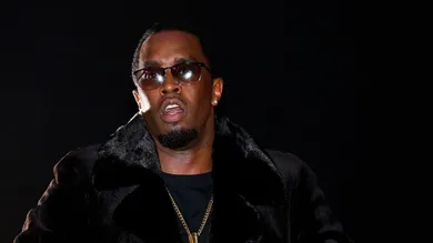 Feb 1, 2014; New  York, NY, USA; Recording artist/rapper Sean Combs aka Diddy performs during the Revolt Party at the Time