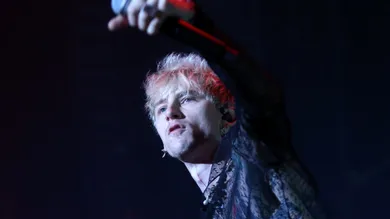 Machine Gun Kelly played the Space Zebra Stage for the crowd Saturday.Sept. 25, 2021Ltl Sat 42