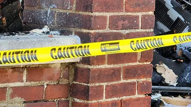 Caution tape.