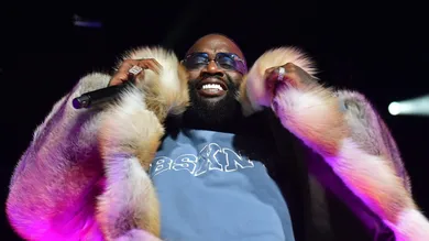 Rick Ross performs at FedExForum for the Legendz of the Streetz Tour on February 6, 2022, in Memphis.Jgf 2831