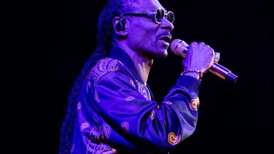 Snoop Dogg performs at Talking Stick Resort Amphitheatre in Phoenix on Aug. 23, 2023.