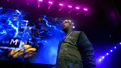 June 2, 2019; East Rutherford, NJ, USA; Tory Lanez performs during Hot 97's Summer Jam concert at MetLife Stadium on Sunday,