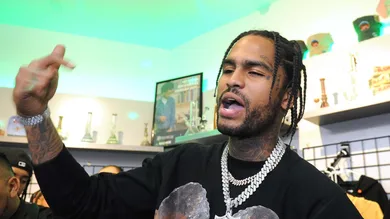 Rapper, songwriter and actor Dave East, of Harlem, New York, visited the Legal Greens recreational marijuana dispensary in
