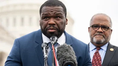 Jun 5, 2024; Washington, DC, USA; Recording artist Curtis “50 Cent” Jackson discusses increasing minority representation in the