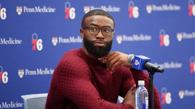 NBA: Philadelphia 76ers-Press Conference