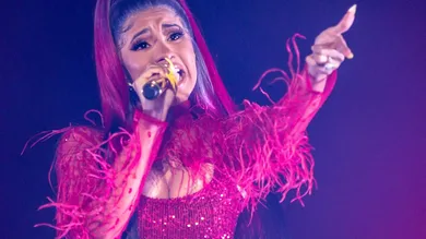 Cardi B performs at Wells Fargo Arena in Des Moines Friday, May 3, 2019.V6v3704 Jpg