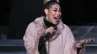 Keke Wyatt sings during a celebration of life tribute for late rapper Young Dolph at FedExForum on Thursday, Dec. 16,
