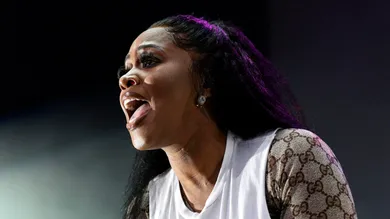 June 10, 2018; East Rutherford, NJ, USA; Remy Ma performs during Hot 97's Summer Jam at MetLife Stadium in East Rutherford, NJ