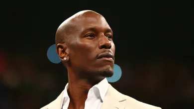 May 3, 2014; Las Vegas, NV, USA; Recording artist and actor Tyrese Gibson before singing the national anthem before the fight