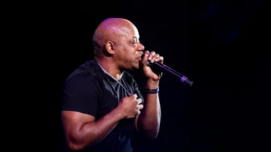 Too Short performs ahead of Snoop Dogg at Talking Stick Resort Amphitheatre in Phoenix on Aug. 23, 2023.