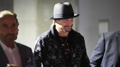 Kid Rock arrives for the final Presidential Debate between President Donald Trump and former Vice President Joe Biden at Belmont