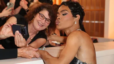 Mar 15, 2026; Los Angeles, CA, USA; Teyana Taylor on the red carpet at the 98th Academy Awards at the Dolby Theatre in Los