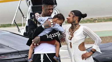 Blueface Chrisean Rock Wedding Shoot