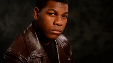 December 2, 2015; New York, NY, USA; Star Wars: The Force Awakens cast. -- John Boyega. Mandatory Credit: Robert Deutsch/USA