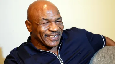 Former heavyweight champ Mike Tyson during an interview with USA TODAY.Mike Tyson