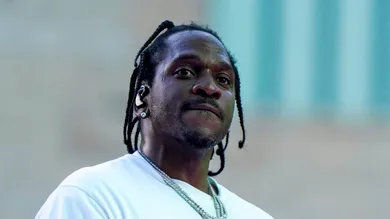 Jun 19, 2022; Washington, DC, USA; Pusha T performs at the Sun Stage during the Something in the Water music festival in