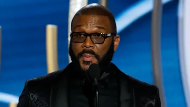Jan 6, 2019; Beverly Hills, CA, USA; Tyler Perry during the 76th Golden Globe Awards at the Beverly Hilton. Mandatory Credit: