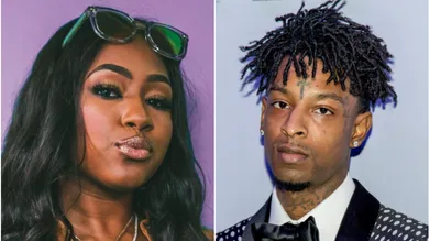 Yung Miami Via HNHH, 21 Savage via Roy Rochlin/Getty Images