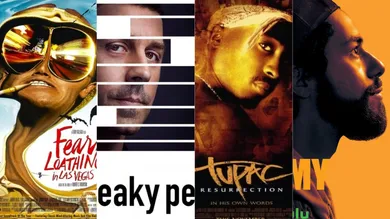 Posters: "Fear & Loathing in Las Vegas"; "Sneaky Pete"; "Tupac: Resurrection"; "Ramy"