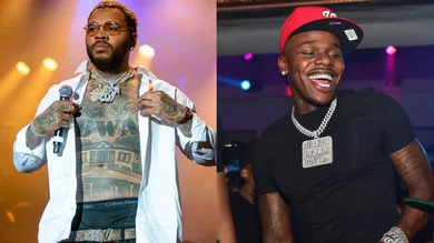 Kevin Gates: Josh Brasted/FilmMagic/Getty Images; Da Baby: Prince Williams/Wireimage/Getty Images