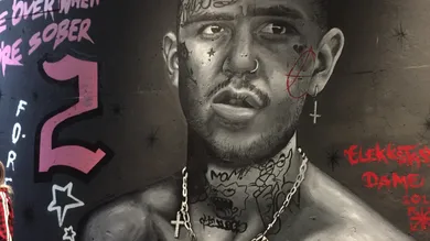 Lil Peep mural - photo captured by the author