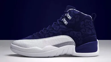 Image Via <a href='https://sneakernews.com/2018/09/05/air-jordan-12-international-flight-where-to-buy/' rel="nofollow noopener" target='_blank'>SneakerNews</a>