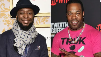 9th Wonder via Steven Ferdman/Getty Images, Busta via Jeff Bottari/Getty Images