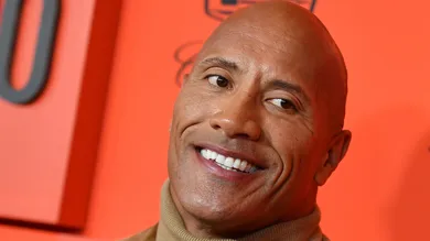 US actor Dwayne Johnson arrives on the red carpet for the Time 100 Gala at the Lincoln Center in New York on April 23, 2019.