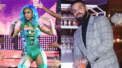 Cardi B: Ethan Miller/Getty Images, Drake: Vivien Killilea/Getty Images