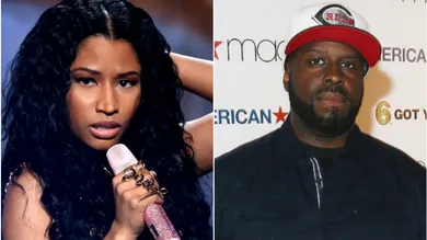 Nicki via Kevin Winter/Getty Images for BET Funk Flex via Astrid Stawiarz/Getty Images for Macy's