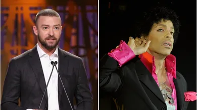 Timber lake Via Jesse Grant/Getty Images, Prince Via John Sciulli/Getty Images for Samsung