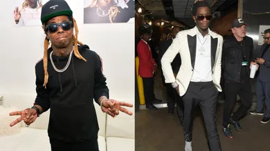 Lil Wayne: Matt Winkelmeyer/Getty Images; Young Thug: Frazer Harrison/Getty Images