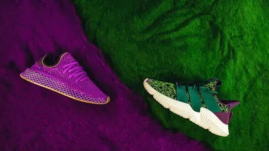 Image Via <a href='https://www.sneakerfreaker.com/articles/where-to-buy-dbz-x-adidas-cell-prophere-and-son-gohan-deerupt/' rel="nofollow noopener" target='_blank'>SneakerFreaker</a>
