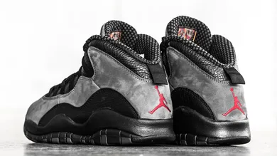 Image Via <a href='https://sneakernews.com/2018/04/19/where-to-buy-air-jordan-10-dark-shadow-310805-002/' rel="nofollow noopener" target='_blank'>SneakerNews</a>