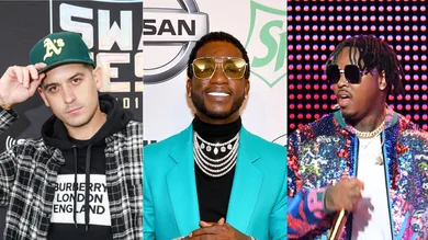 Kimberly White/Getty Images (G-Eazy), Paras Griffin/Getty Images (Gucci), Kevin Winter/Getty Images (Jeremih)