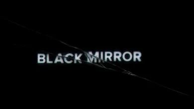 Netflix's "Black Mirror" title screen