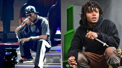 Travis Scott: Kevin Winter/Getty Images; J.I.D: Theo Wargo/Getty Images