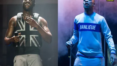Stormzy: Samir Hussein/WireImage/Getty Images, Wiley: Joseph Okpako/WireImage/Getty Images