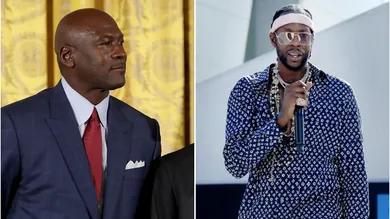 Michael Jordan via Chip Somodevilla/Getty Images, 2 Chainz via Bennett Raglin/Getty Images for BET