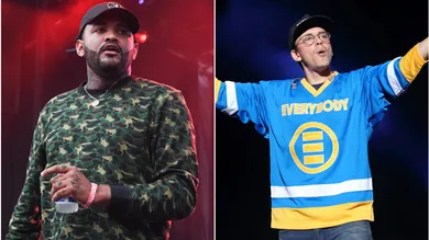 Logic Via Burak Cingi/Redferns, Joyner via Paras Griffin/Getty Images